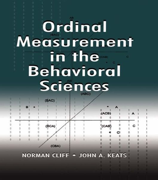Ordinal Measurement in the Behavioral Sciences (eBook, PDF)