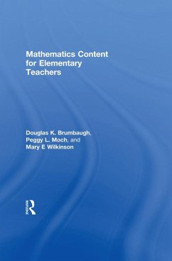 Cover Mathematics Content for Elementary Teachers (eBook, PDF)