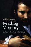 Reading Memory in Early Modern Literature (eBook, PDF)