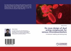 De novo design of dual acting compounds for venous thromboembolism