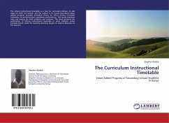 The Curriculum Instructional Timetable - Wafula, Stephen