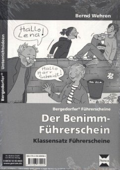 Benimm-Führerschein - Klassensatz Führerscheine - Wehren, Bernd