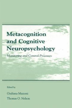 Metacognition and Cognitive Neuropsychology