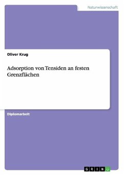 Adsorption von Tensiden an festen Grenzflächen - Krug, Oliver