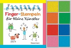 Finger-Stempeln für kleine Künstler, m. 8 Stempelkissen - Pautner, Norbert