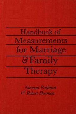 Handbook Of Measurements For Marriage And Family Therapy - Sherman, Ed D Robert; Fredman, Norman