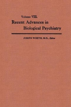 Recent Advances in Biological Psychiatry - Wortis, Joseph