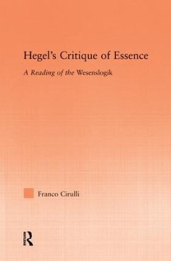 Hegel's Critique of Essence - Cirulli, Franco
