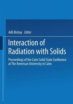 Interaction of Radiation with Solids