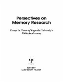 Perspectives on Memory Research (eBook, ePUB)