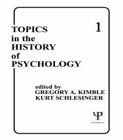Cover Topics in the History of Psychology (eBook, PDF)