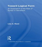 Toward Logical Form (eBook, PDF)