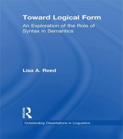 Toward Logical Form (eBook, PDF) - Reed, Lisa A.