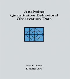 Cover Analyzing Quantitative Behavioral Observation Data (eBook, PDF)
