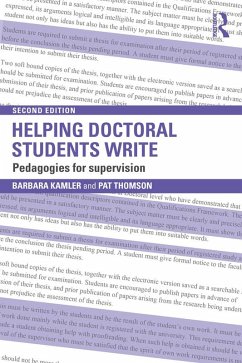 Cover Helping Doctoral Students Write (eBook, ePUB)