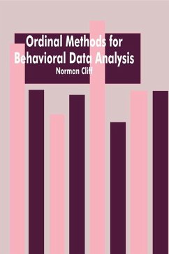 Ordinal Methods for Behavioral Data Analysis (eBook, PDF) - Cliff, Norman