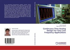 Continuous Time Analog Design For Very Low Frequency Applications - Veeravalli, Anand;Sanchez-Sinencio, Edgar