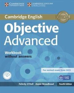 Cover Workbook without answers, with Audio-CD / Objective Advanced, Fourth Edition