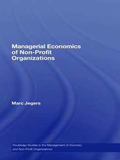 Cover Managerial Economics of Non-Profit Organizations (eBook, PDF)
