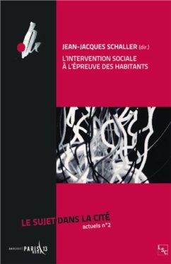 Cover L'intervention sociale a l'epreuve des habitants (eBook, PDF)