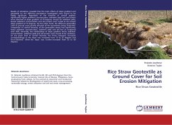 Rice Straw Geotextile as Ground Cover for Soil Erosion Mitigation