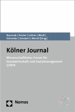 Kölner Journal, Wissenschaftliches Forum für Sozialwirtschaft und Sozialmanagement