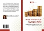 Effet de la dévaluation du Dirham sur la gestion d'OPCVM obligataires