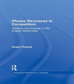 Phrase Structures in Competition (eBook, ePUB) - Pintzuk, Susan
