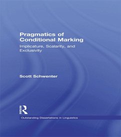 Pragmatics of Conditional Marking (eBook, PDF) - Schwenter, Scott