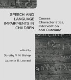 Speech and Language Impairments in Children (eBook, PDF)