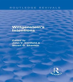 Wittgenstein's Intentions (Routledge Revivals) (eBook, ePUB)