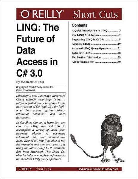 LINQ: The Future of Data Access in C# 3.0 (eBook, ePUB) LINQ: The Future of Data Access in C# 3.0 (eBook, ePUB)