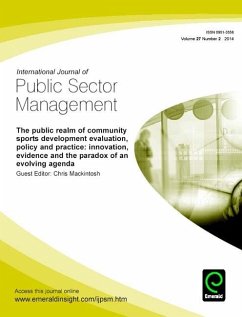 public realm of community sports development evaluation, policy and practice; innovation, evidence and the paradox of an evolving agenda (eBook, PDF)