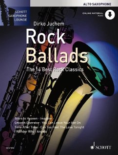 Rock Ballads Alt-Saxophon. Ausgabe mit Online-Audiodatei