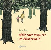 Weihnachtsspuren im Winterwald