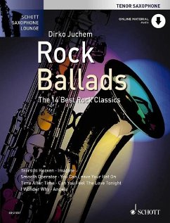 Rock Ballads Tenor-Saxophon. Ausgabe mit Online-Audiodatei