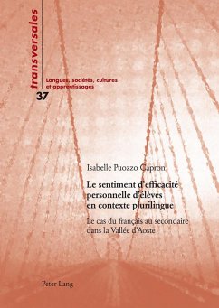 Le sentiment d¿efficacité personnelle d¿élèves en contexte plurilingue - Puozzo, Isabelle