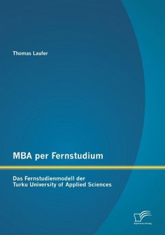 MBA per Fernstudium: Das Fernstudienmodell der Turku University of Applied Sciences - Laufer, Thomas