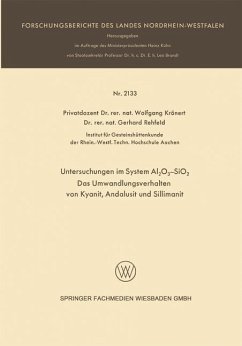 Untersuchungen im System Al2O3-SiO2 - Krönert, Wolfgang