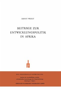 Cover Beiträge zur Entwicklungspolitik in Afrika