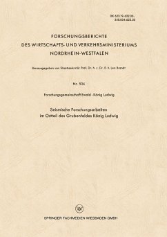 Cover Seismische Forschungsarbeiten im Ostteil des Grubenfeldes König Ludwig