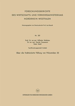 Über die fraktionierte Fällung von Polyamiden (II) - Weltzien, Wilhelm; Cossmann, Gerda; Diehl, Peter