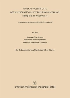 Zur Industrialisierung kleinbäuerlicher Räume - Riemann, Fritz