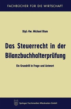 Das Steuerrecht in der Bilanzbuchhalterprüfung - Blum, Michael
