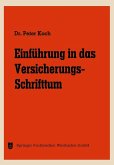 Einführung in das Versicherungs-Schrifttum Einführung in das Versicherungs-Schrifttum