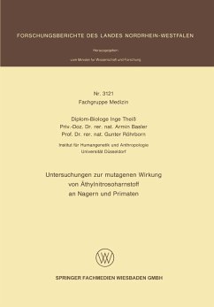 Untersuchungen zur mutagenen Wirkung von Äthylnitrosoharnstoff an Nagern und Primaten - Theiß, Inge; Basler, Armin; Röhrborn, Gunter