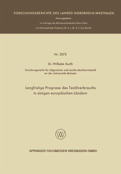 Langfristige Prognose des Textilverbrauchs in einigen europäischen Ländern - Kurth, Wilhelm
