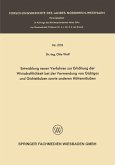 Entwicklung neuer Verfahren zur Erhöhung der Wirtschaftlichkeit bei der Verwendung von Gichtgas und Gichtstäuben sowie anderen Hüttenstäuben