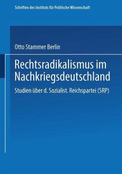 Rechtsradikalismus im Nachkriegsdeutschland - Büsch, Otto;Furth, Peter