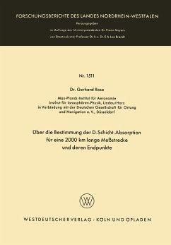 Über die Bestimmung der D-Schicht-Absorption für eine 2000 km lange Meßstrecke und deren Endpunkte - Rose, Gerhard